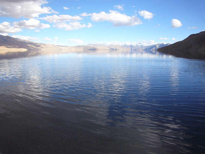 Travel - India - Ladakh - Tso Moriri Trip - Karzog and Tso Moriri - Lake view